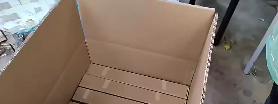 Gift and handmade packaging workspace for an online craft seller